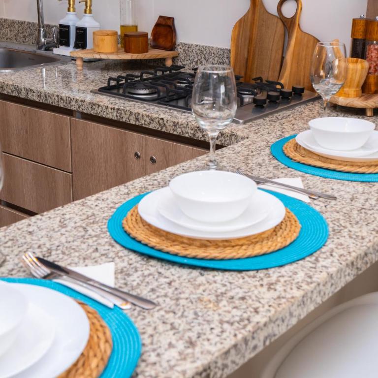 Apartamento 208 C Condominio Trevi Serena del mar - One-Bedroom Apartment - 16