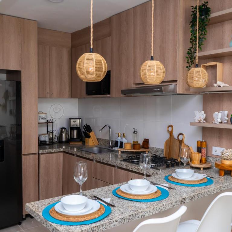 Apartamento 208 C Condominio Trevi Serena del mar - One-Bedroom Apartment - 23