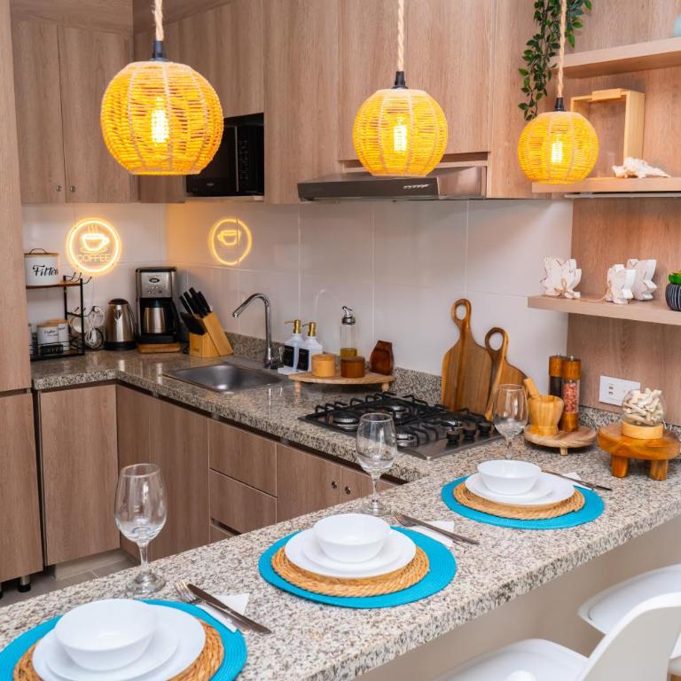 Apartamento 208 C Condominio Trevi Serena del mar - One-Bedroom Apartment - 49