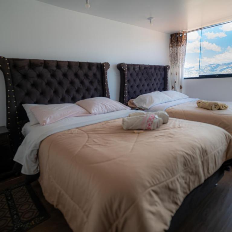 El Mirador del Inka guest house - Standard Twin Room with Mountain View - 3