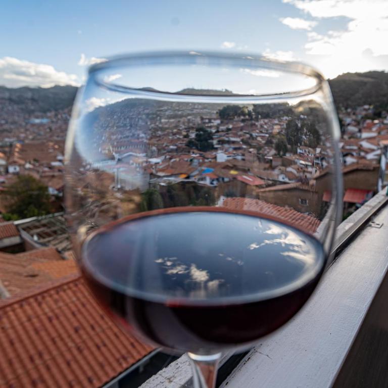 El Mirador del Inka guest house - Standard Twin Room with Mountain View - 8