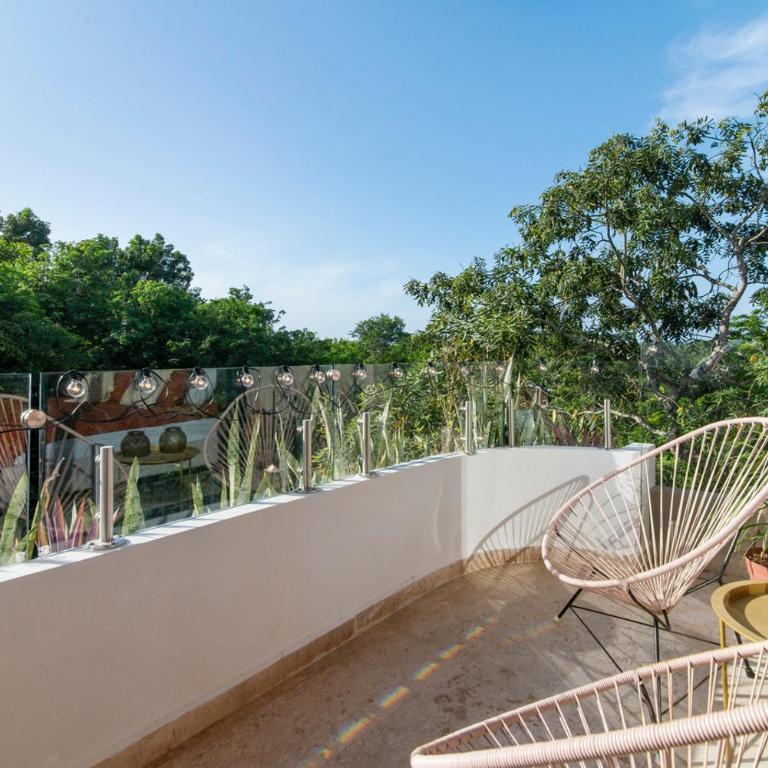 Vibra Bonito - Boho Chic Studio with Rooftop & Infinite Pool - Studio Lit Queen-Size de Luxe - 2