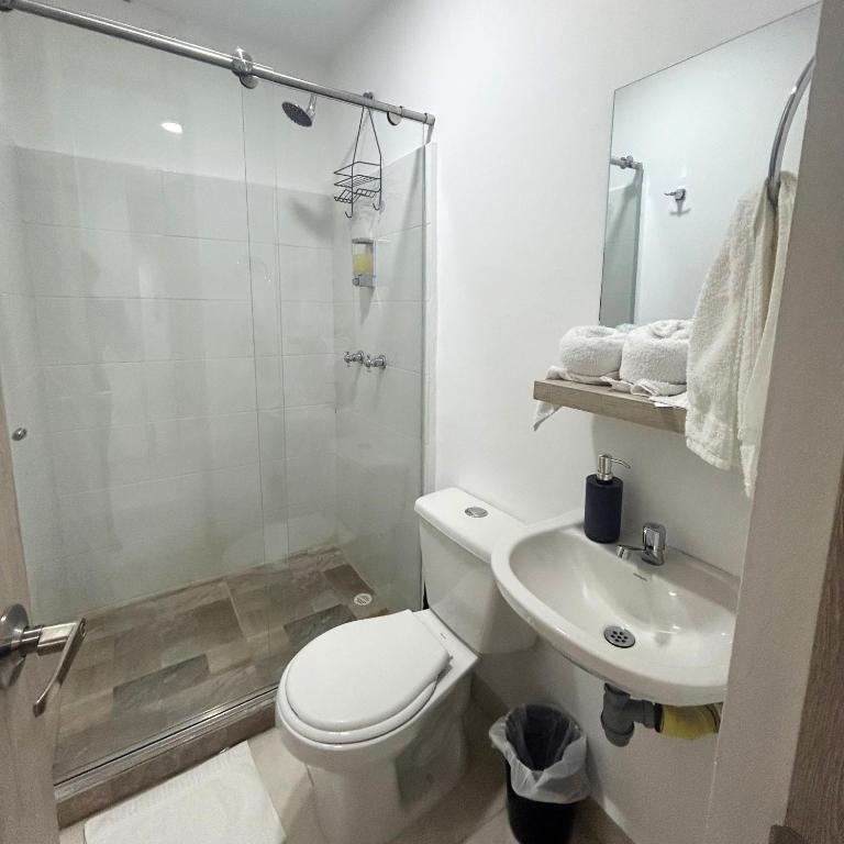 Hotel Zona Oro - Habitación Familiar con baño privado - 3