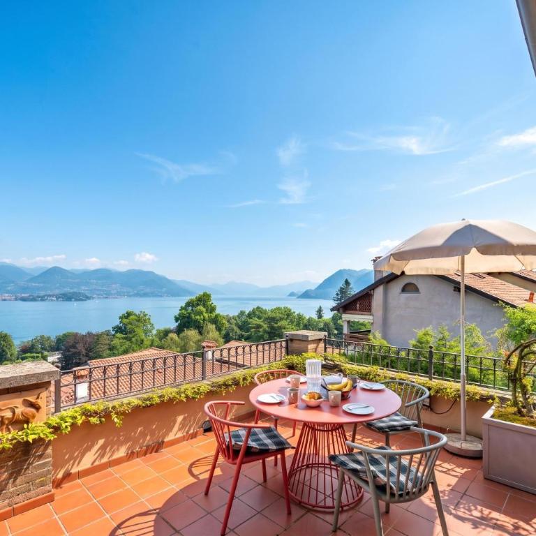 Il Dipinto Sul Lago Stresa Center: Terrace, Garden and Privare Garage - Happy Rentals - Casa Vacanze - 1