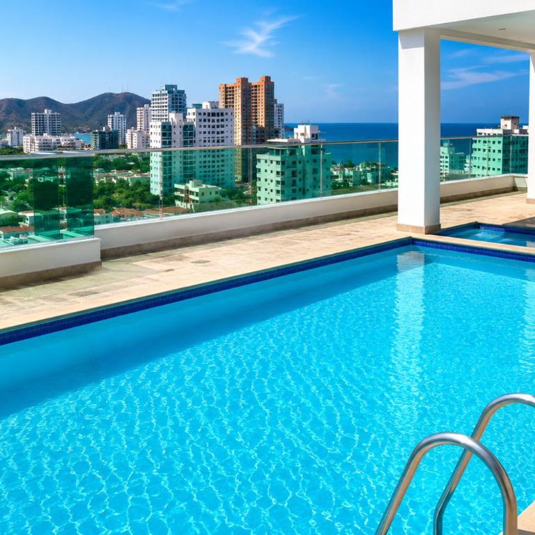 Moderno Apartamento con Balcon en El Rodadero - One-Bedroom Apartment - 14