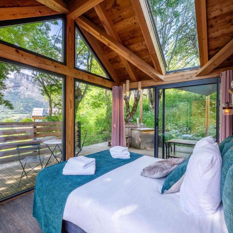 Les chalets d'Éléna - Chambre Double - 1