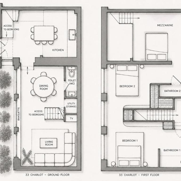 Elegant Duplex in the Heart of Le Marais - Appartement 3 Chambres - 19