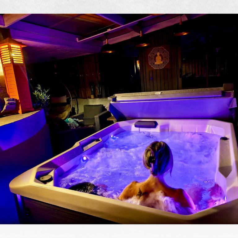 Les suites du Bouddha Bleu - Appartement 1 Chambre avec Baignoire Spa - 35