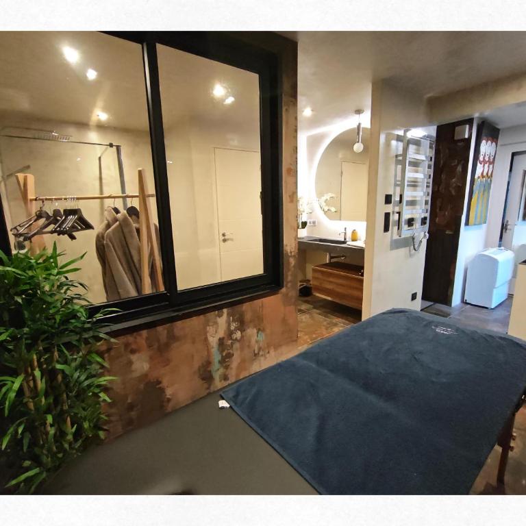 Les suites du Bouddha Bleu - Appartement 1 Chambre avec Baignoire Spa - 36