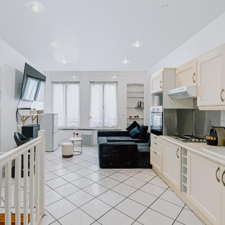 La Pause Trouvillaise - A 50m de la Plage - Three-Bedroom Apartment - 15
