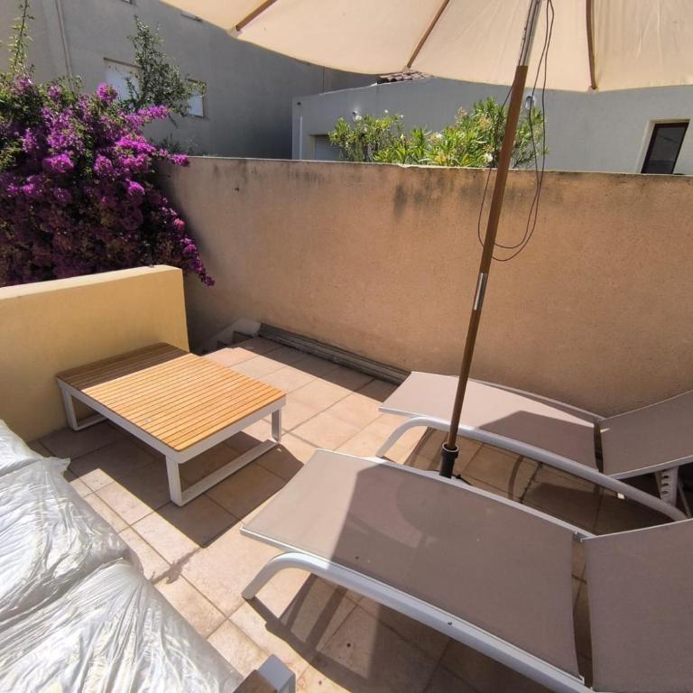 Résidence St François - Apartment mit Gartenblick - 1
