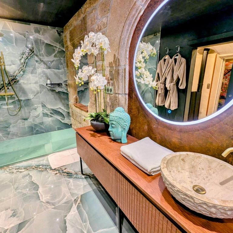 Les suites du Bouddha Bleu - Appartement Supérieur avec Sauna - 23