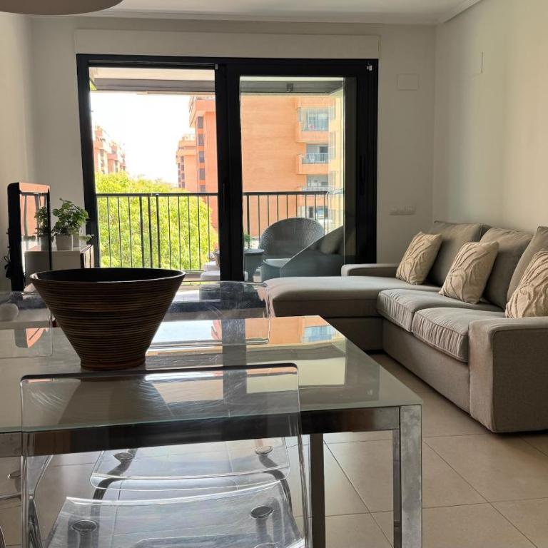 Bonaire Patacona - Apartamento playa piscina WiFi terraza - Apartment mit 2 Schlafzimmern - 11