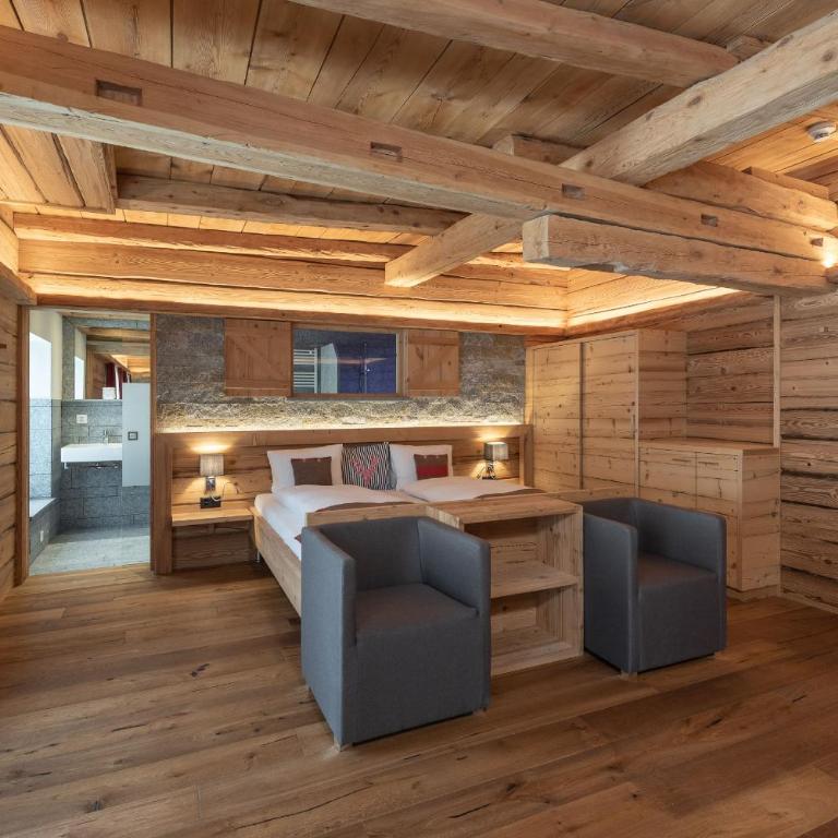 Hotel Crusch Alba Zernez - Deluxe Junior Suite Alpenchic - 1