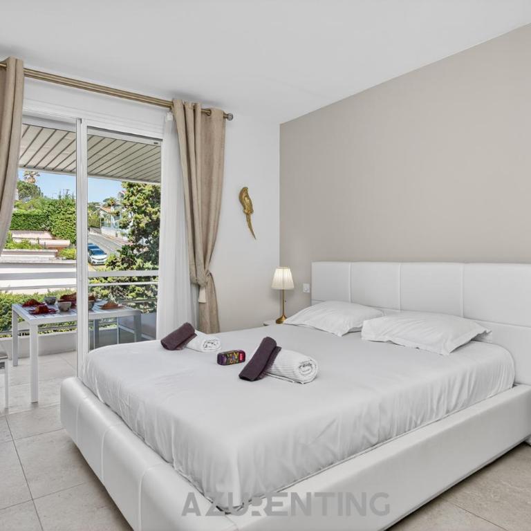 Azurenting - T3 Jean de Noailles - Vue Mer - Clim - Parking - Appartement 2 Chambres avec Terrasse et Vue sur la Mer - 3