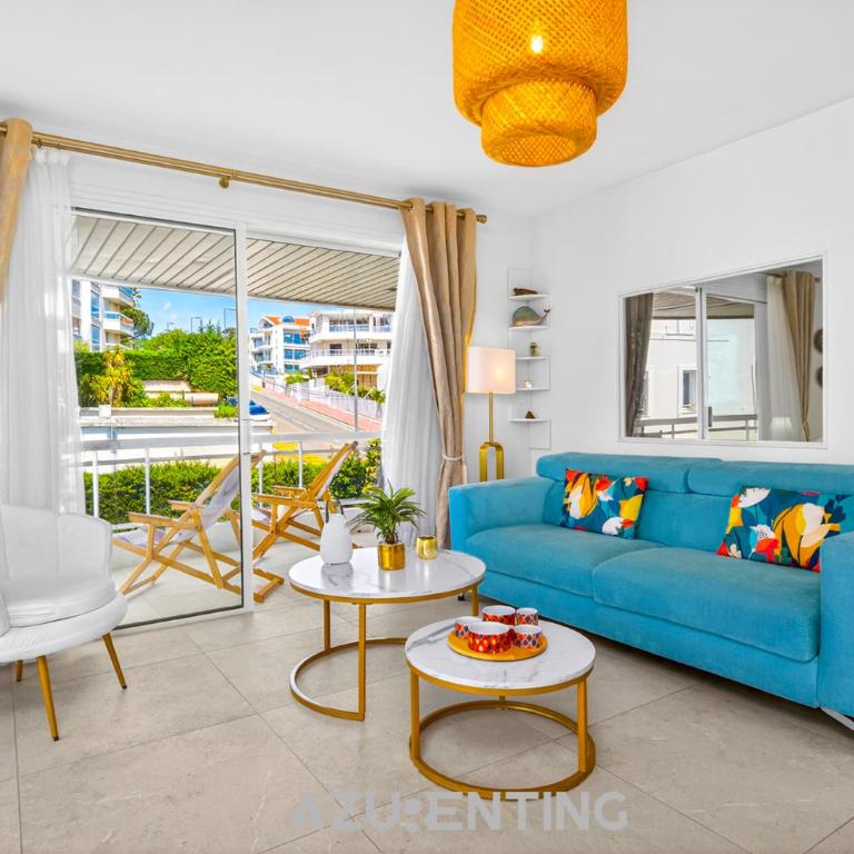 Azurenting - T3 Jean de Noailles - Vue Mer - Clim - Parking - Appartement 2 Chambres avec Terrasse et Vue sur la Mer - 14