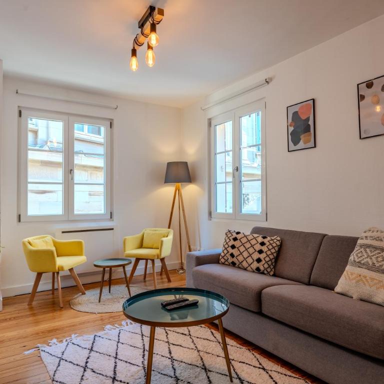 Hyper-centre, 5min à pied de la cathédrale - Appartement 1 Chambre - Non-Fumeurs - 15
