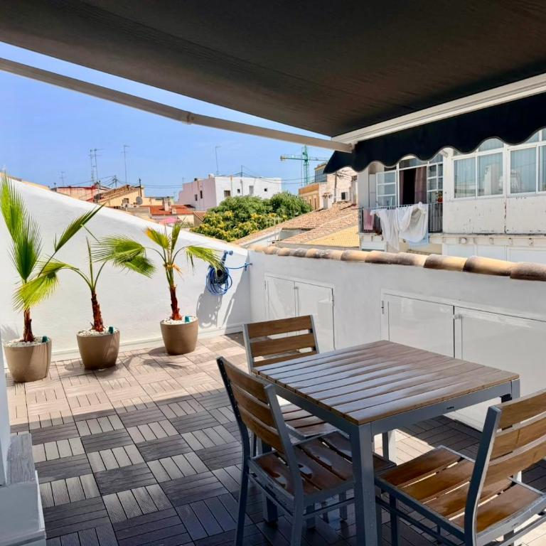 Loft con terraza calle Ripalda - Barrio del Carmen - Apartment mit 1 Schlafzimmer - 8