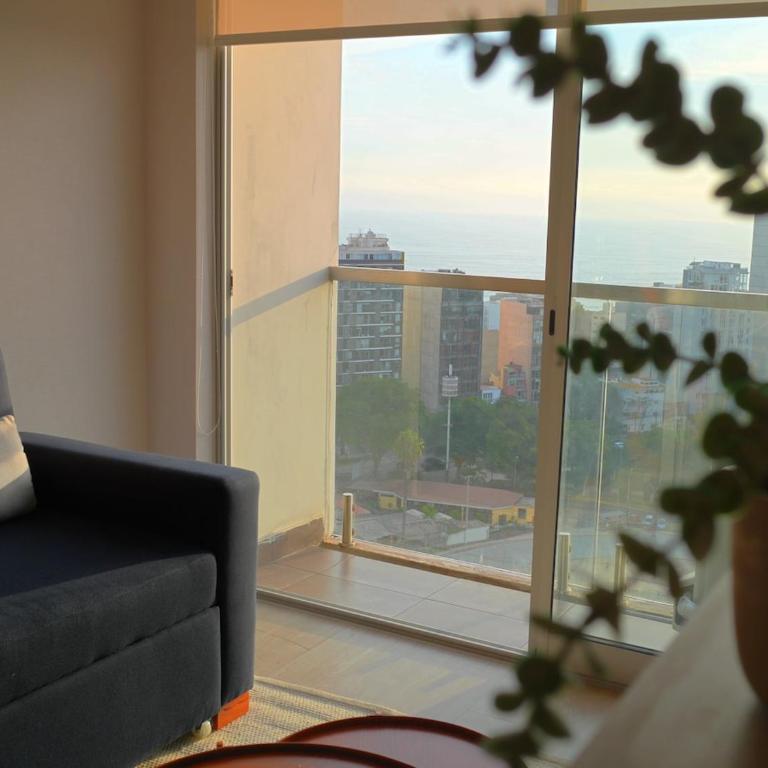 Stylish Barranco Retreat with Ocean Views, Pool & Gym - Apartamento de 1 dormitorio con balcón y vistas al mar - 5