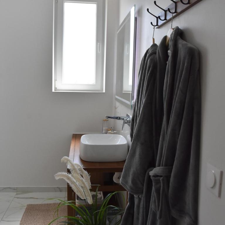 Suites Sensorielles - Love Room Spa - Jacuzzi - Sauna - Cinéma - Appartement - Vue sur Jardin - 11
