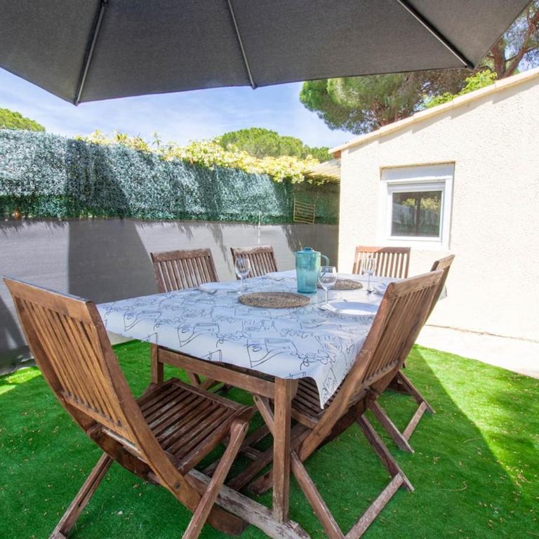Dunae, villa T3, jardin privatif, piscine, wifi - Maison 1 Chambre - 7