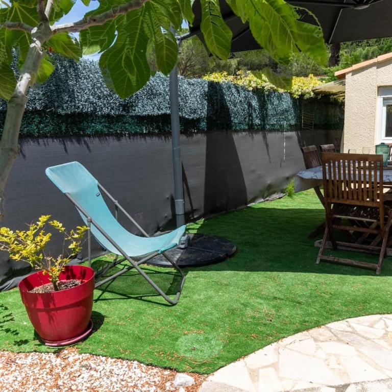 Dunae, villa T3, jardin privatif, piscine, wifi - Maison 1 Chambre - 22