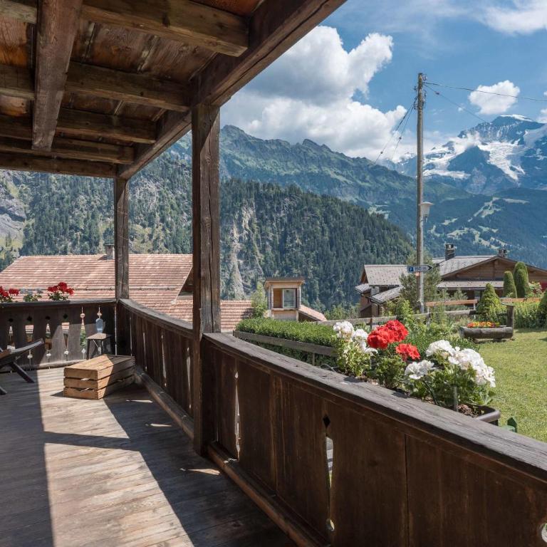Mountain View Chalet near Lauterbrunnen and Parking - Apartment - 1