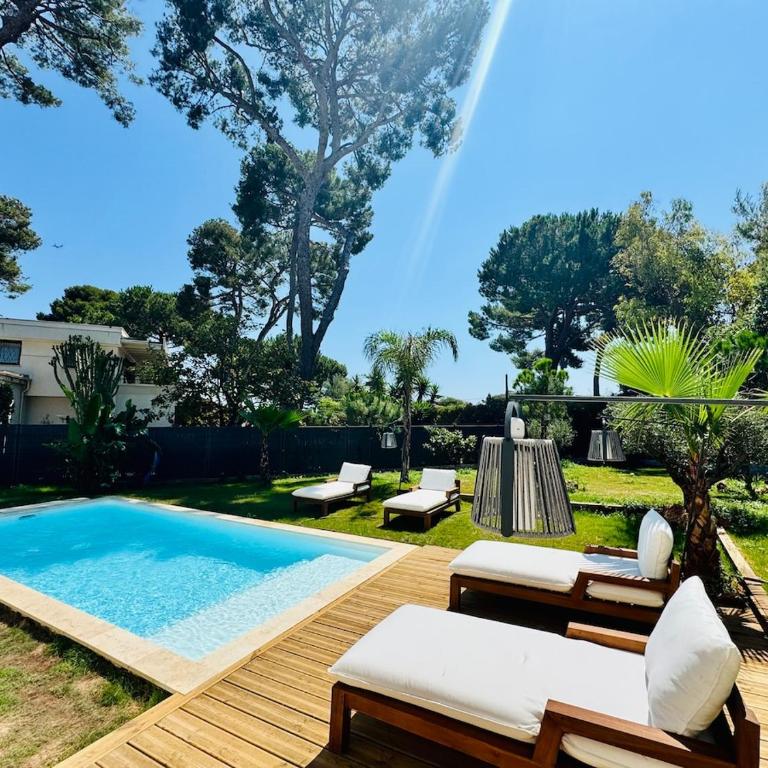 Cap d'Antibes Villa, 6 People, Sea View, Air Conditioning - Villa con 3 Camere da Letto - 6