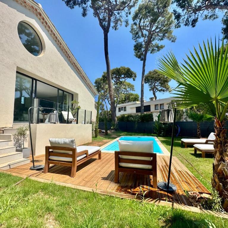 Cap d'Antibes Villa, 6 People, Sea View, Air Conditioning - Villa con 3 Camere da Letto - 14