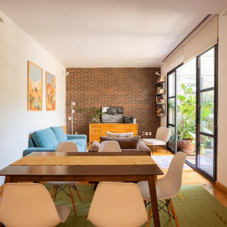 Bright 2BR condo with Stunning Patio in Escandon - Apartment - 8