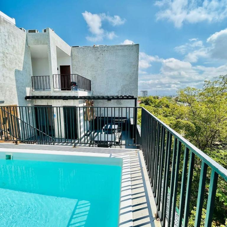Cerca de la Playa, Alberca en el Roof con Asador - Apartamento - 7