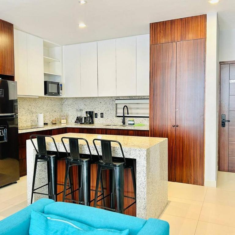 Cerca de la Playa, Alberca en el Roof con Asador - Apartamento - 15