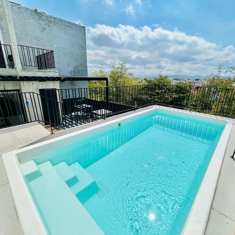 Cerca de la Playa, Alberca en el Roof con Asador - Apartamento - 26