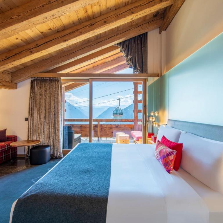 W Verbier - Suite Junior Lit King-Size avec Canapé-Lit - Vue sur Montagne - 4