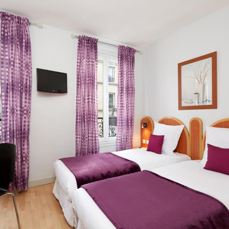 Hôtel Viator - Chambre Lits Jumeaux - 1