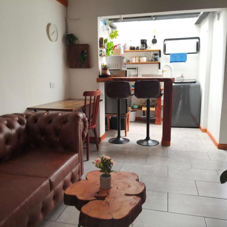 Cabañas lobo blanco - Laureles Medellín - Studio Apartment with One Double Bed - 9