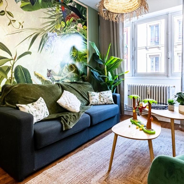 Jungl'Appart 2 chambres gare et centre - Garage inclus - Appartement 2 Chambres - 4