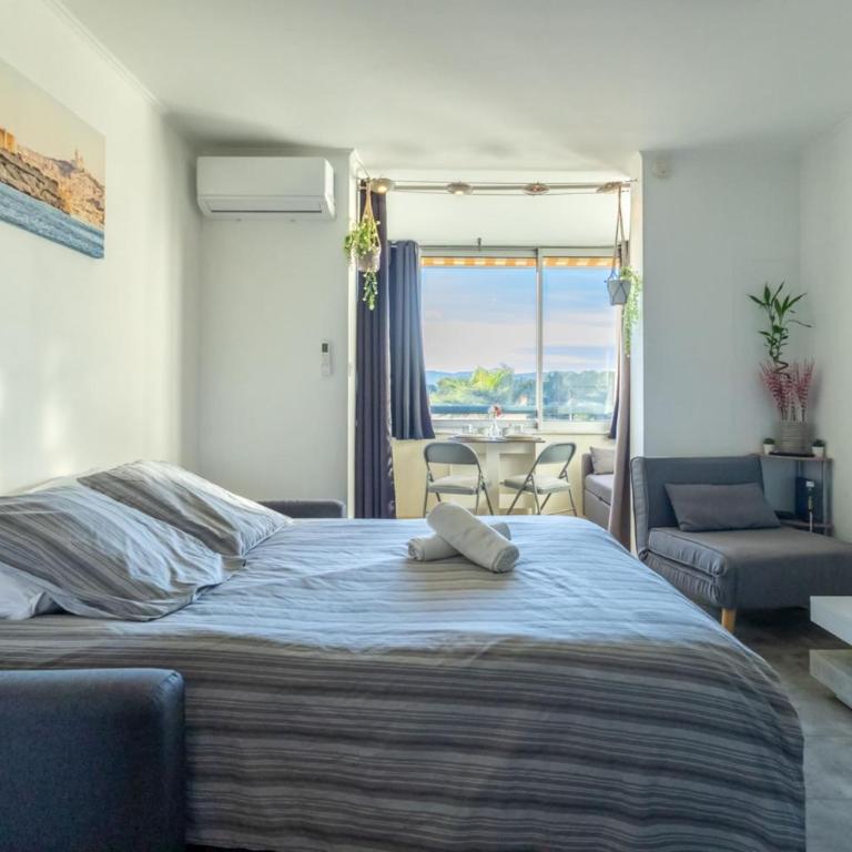 Studio climatisé - Garage privé - Plage à pied - Baie des anges - Apartment mit 1 Schlafzimmer - 6