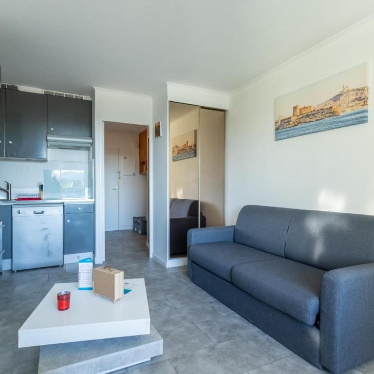 Studio climatisé - Garage privé - Plage à pied - Baie des anges - Apartment mit 1 Schlafzimmer - 8
