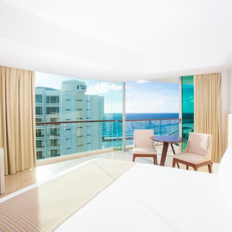 Altitude at Krystal Grand Cancun - All Inclusive - Suite Esquinera Altitude con vistas parciales al océano - 3