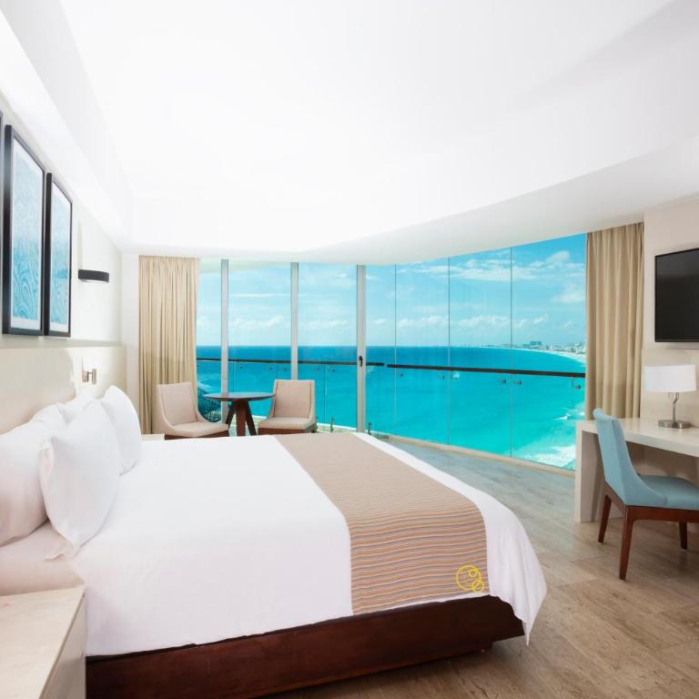 Altitude at Krystal Grand Cancun - All Inclusive - Suite Esquinera Altitud frente al océano - 5