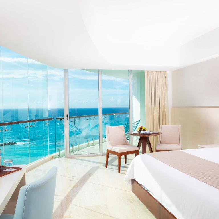 Altitude at Krystal Grand Cancun - All Inclusive - Suite Esquinera Altitud frente al océano - 6