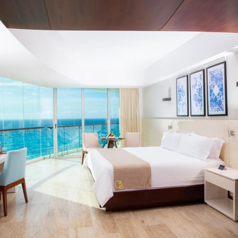 Altitude at Krystal Grand Cancun - All Inclusive - Suite Esquinera Altitud frente al océano - 7