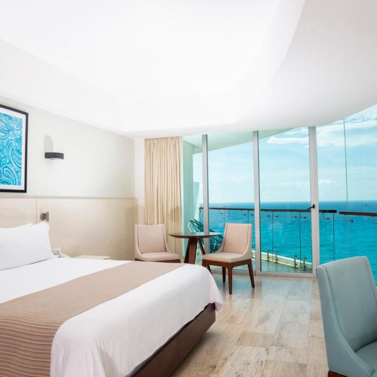 Altitude at Krystal Grand Cancun - All Inclusive - Suite Esquinera Altitud frente al océano - 8