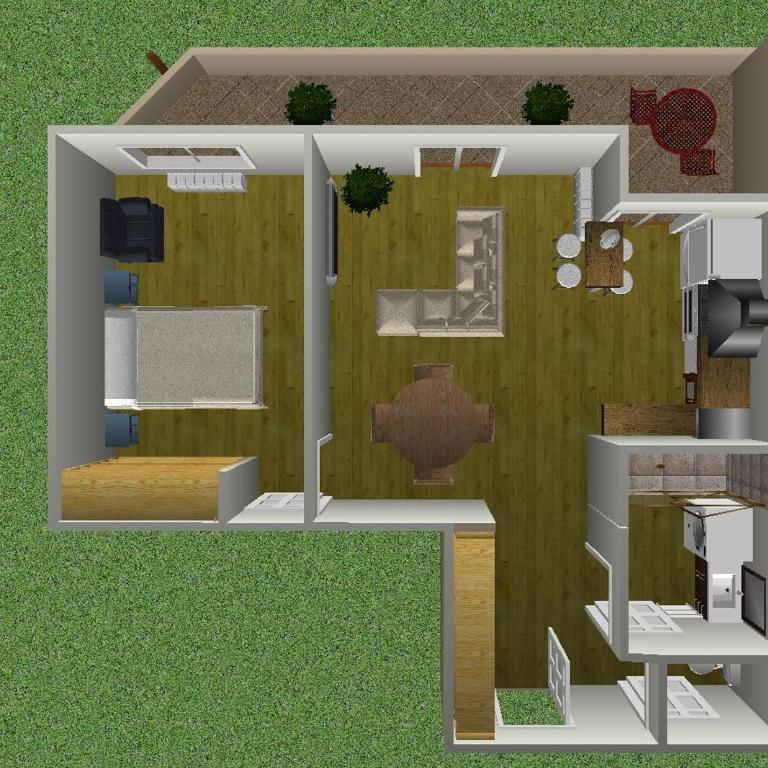 Les Jardins d'Acqs- Chez Ismarita & Jerome - Classé 3 étoiles - Appartement 1 Chambre avec Terrasse - 12