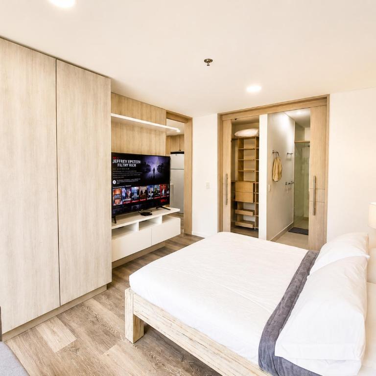 Apartasuite en Rionegro con piscina, gimnasio y spa - One-Bedroom Apartment with Garden View - 25