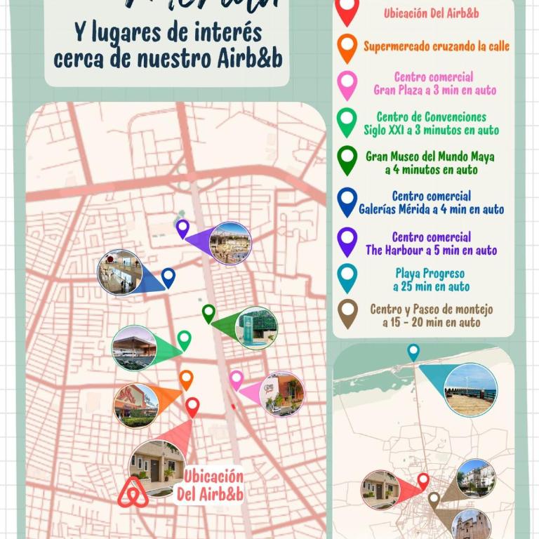 Home 365 Mérida Comodidad, amplitud total, 3 recamaras, 2 baños 5 camas ideal familias Consulado Americano - Three-Bedroom Apartment - 33