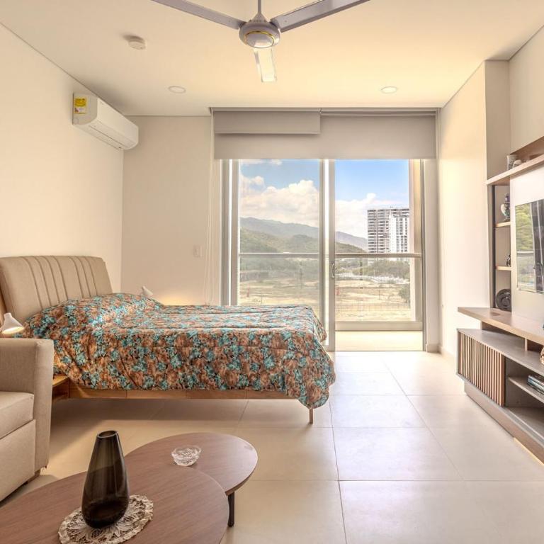 Suite Moderna de Lujo con Piscina y Vista Increíble - Apartamento de 1 dormitorio - 12