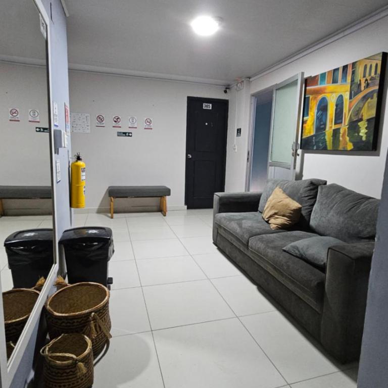 aparta hotel continental estadio - Twin Room with Private Bathroom - 3