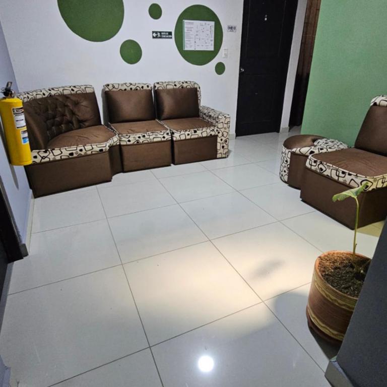 aparta hotel continental estadio - Twin Room with Private Bathroom - 4